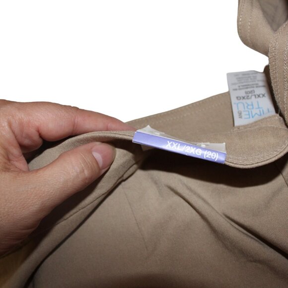 CLEARANCE Time & Tru Bermuda Mid-Rise Stretch Shorts Plus XXL 2X 20 NWT's COMFY - Picture 10 of 12